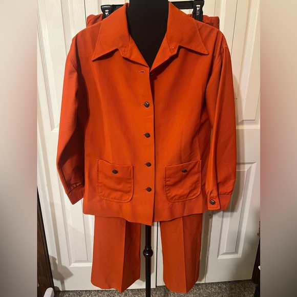 Zio Pants - EUC Orange Vintage Pantsuit
